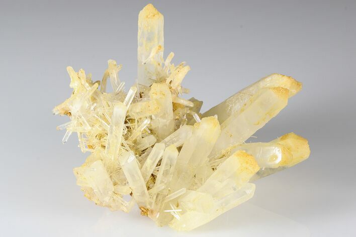 Stunning, Mango Quartz Crystal Cluster - Cabiche, Colombia #188370